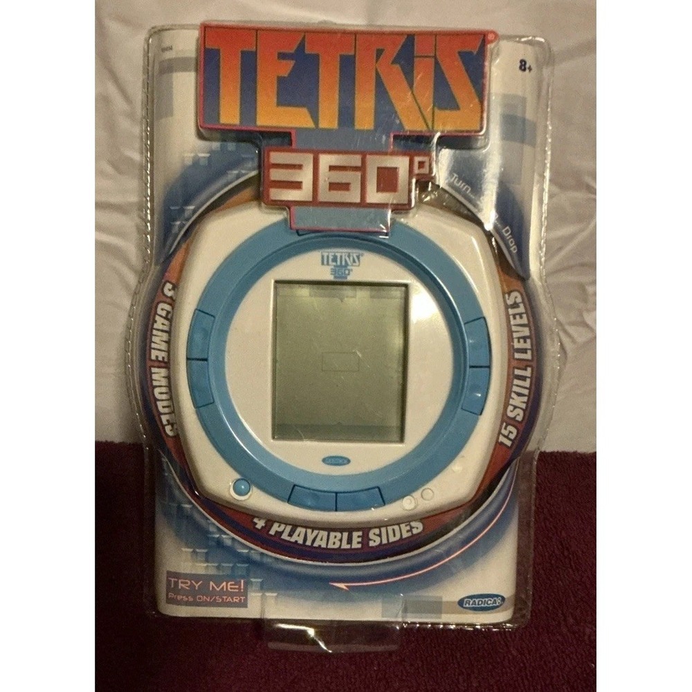 TETRIS 360° Electronic‎ Handheld Game Radica Mattel 2008